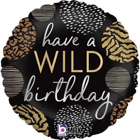 Folija balon krug – Have a Wild Birthday