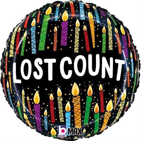 Folija balon krug – Lost Count svjećice