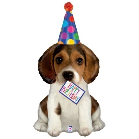 Folija baloni u obliku - Pas Happy Birthday