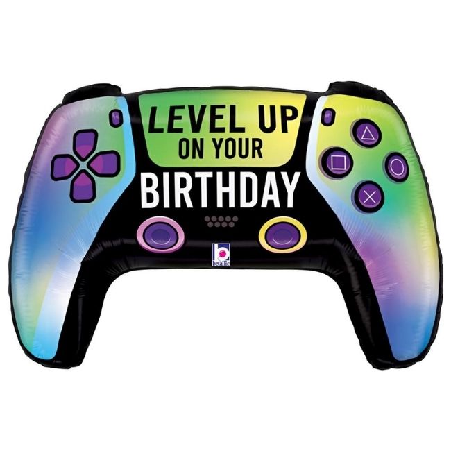 Folija baloni u obliku – Džojstik Level up on your Birthday