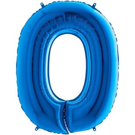 Folija balon u obliku broja - plava
