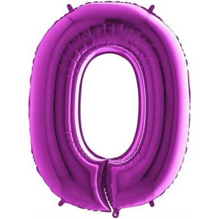 Folija balon u obliku broja - ljubičasta