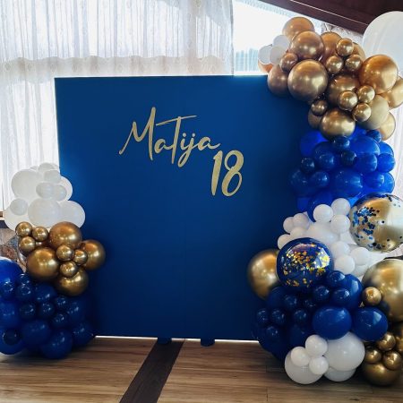 Balonska dekoracija za 18. rođendan