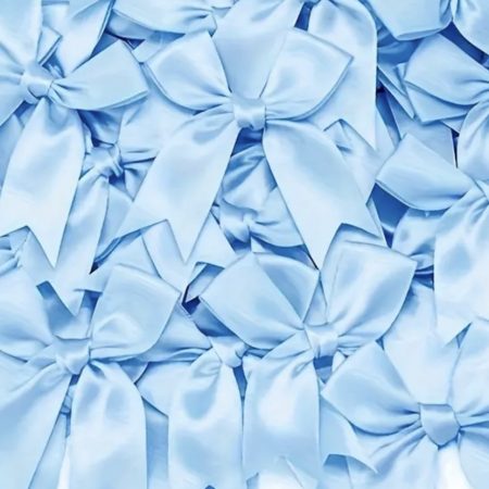 Satenske mašnice - svijetlo plava