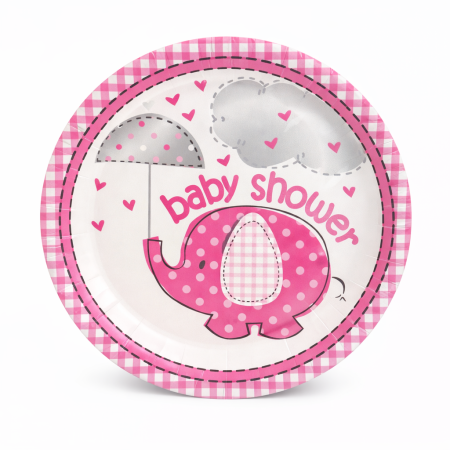 Tanjirići baby shower slonić rozi