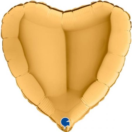 Folija balon srce zlatno