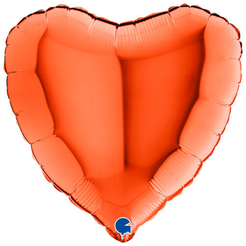 Folija balon srce – narandžasta