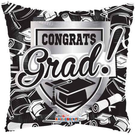 Folija balon kvadrat diplomski - Congrats Grad