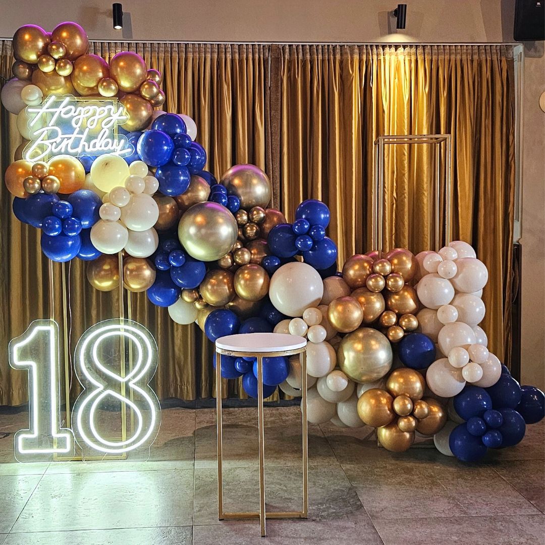 Balonska dekoracija za 18. rođendan