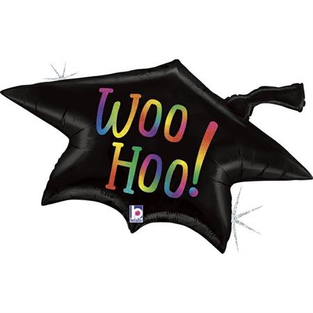 Folija balon diplomska kapa - Woo Hoo!