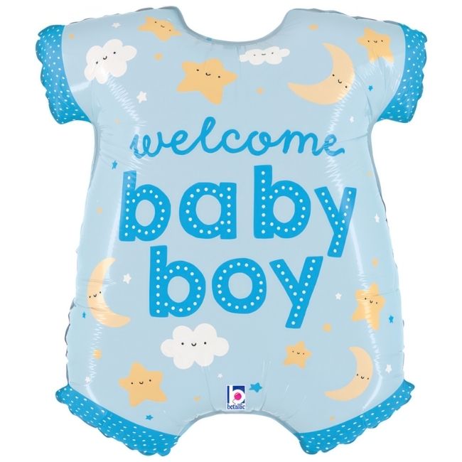 Folija baby balon odjelce – Welcome baby Boy