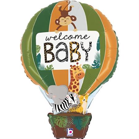 Folija baby balon - Welcome Baby džungla