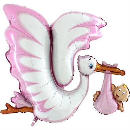 Folija baby balon Roda roza