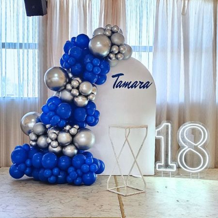 Balonska dekoracija za 18. rođendan
