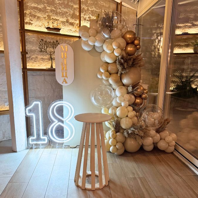 Balonska dekoracija za 18. rođendan - Image 2