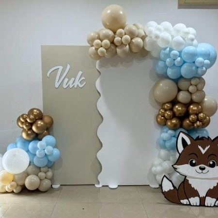Balonska dekoracija za 1. rođendan