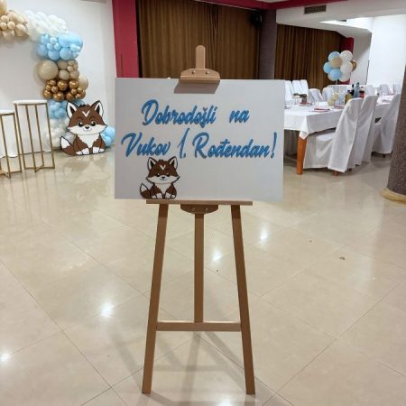 Welcome board