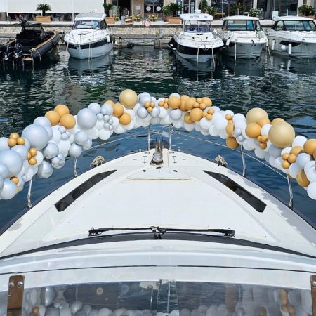 Balonska dekoracija jahta