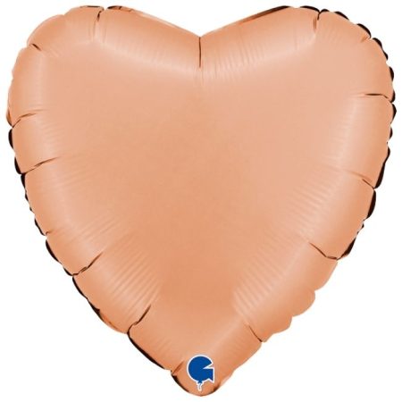 Folija balon srce saten peach