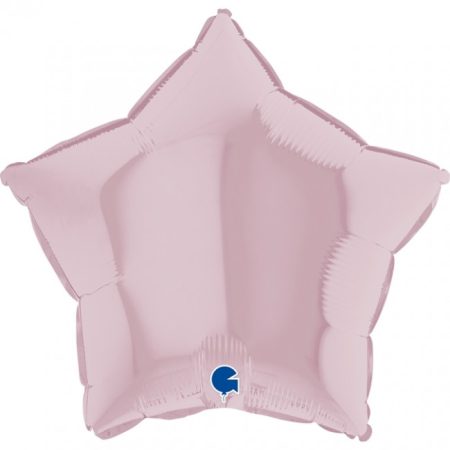 Folija balon zvijezda - pastel roza