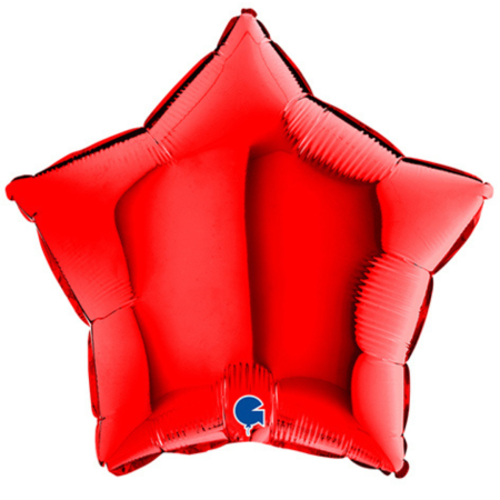 Folija balon zvijezda - crvena