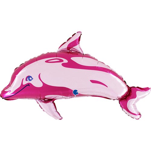 Folija balon delfin rozi