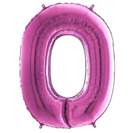 Folija balon u obliku broja – pink