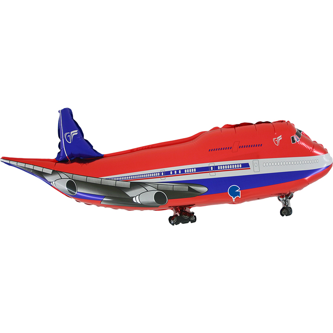 Folija balon avion crveni