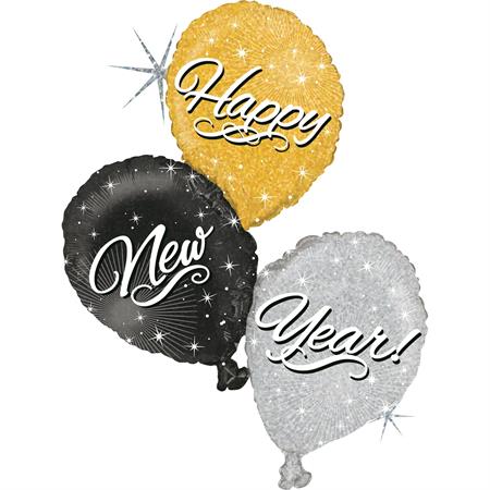 Folija balon Happy New Year!