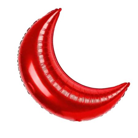 Folija balon mjesec crveni