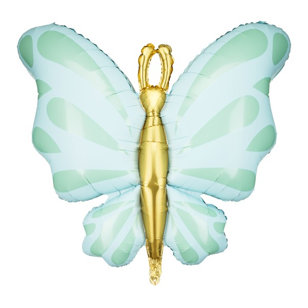 Folija balon leptir pastel zeleni