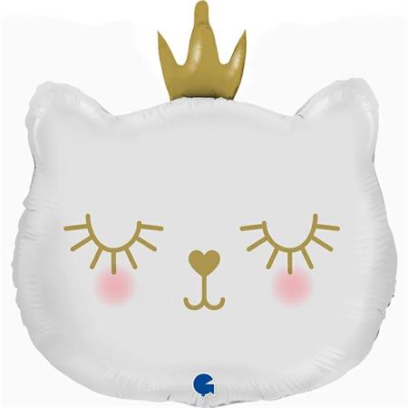 Folija balon maca princeza bijela