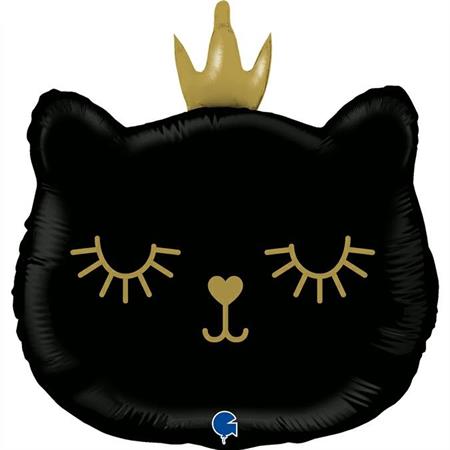 Folija balon maca princeza crna