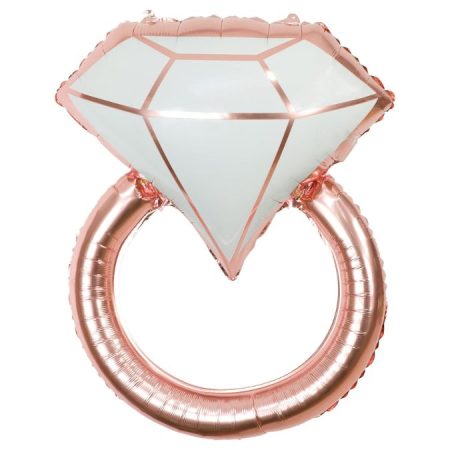 Folija balon prsten rose gold
