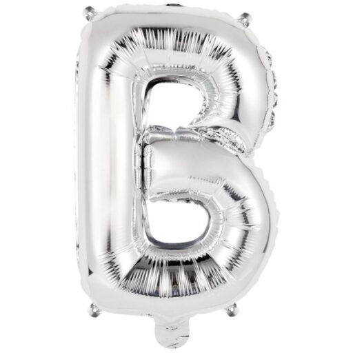 Folija balon slovo B srebrno