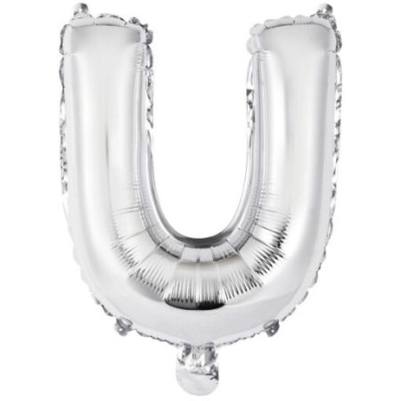 Folija balon slovo U srebrno