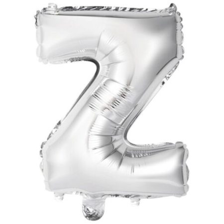 Folija balon slovo Z srebrno
