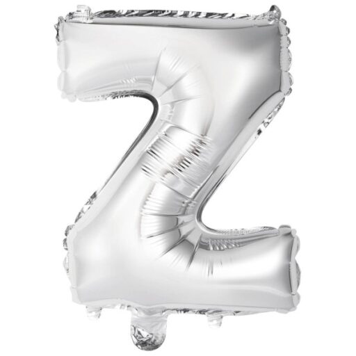 Folija balon slovo Z srebrno