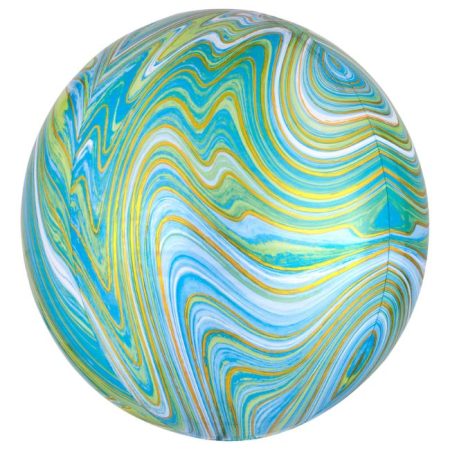 Folija balon lopta zeleni ombre