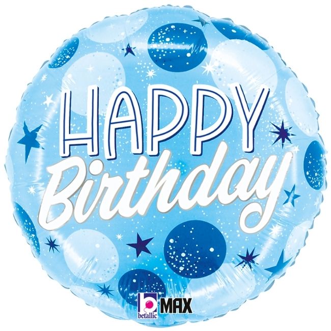 Folija balon krug-Happy Birthday