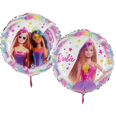 Folija balon krug Barbie