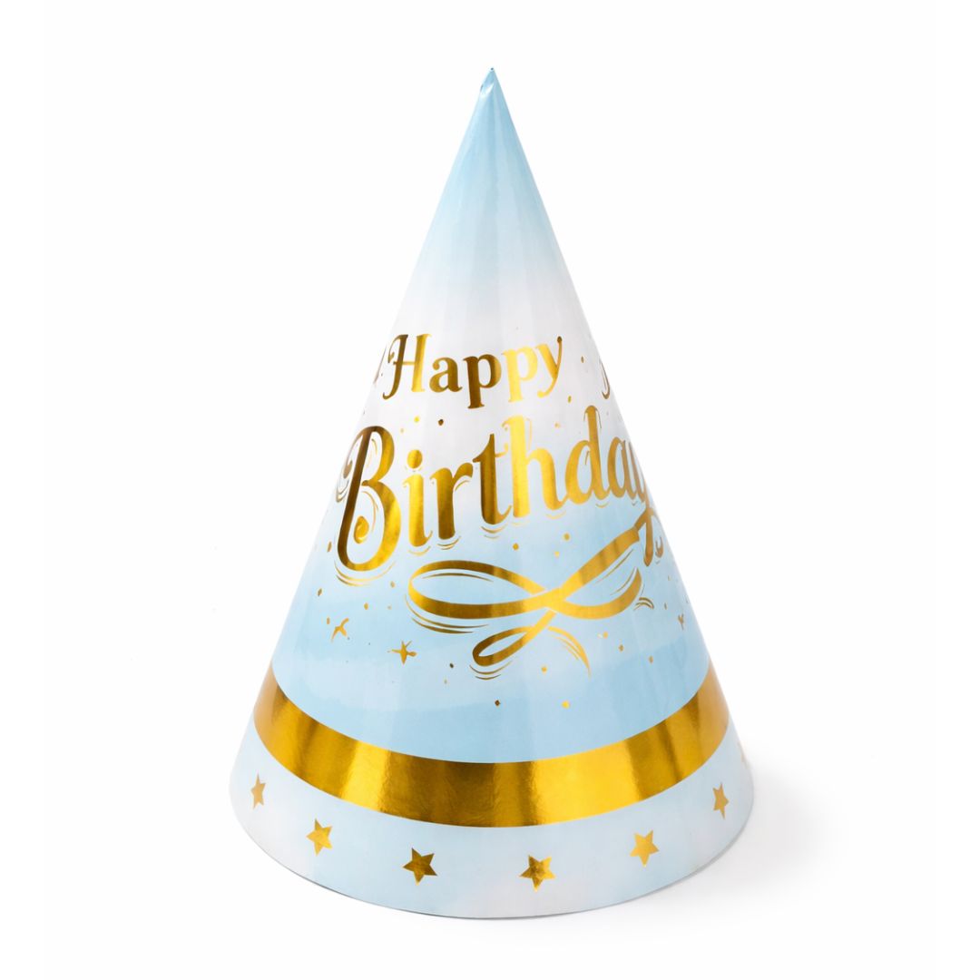 Kapice plave Happy Birthday