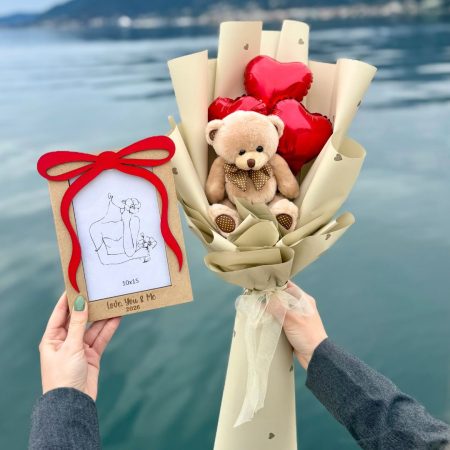 Buket i ram za sliku