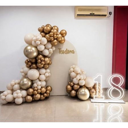 Balonska dekoracija za 18. rođendan